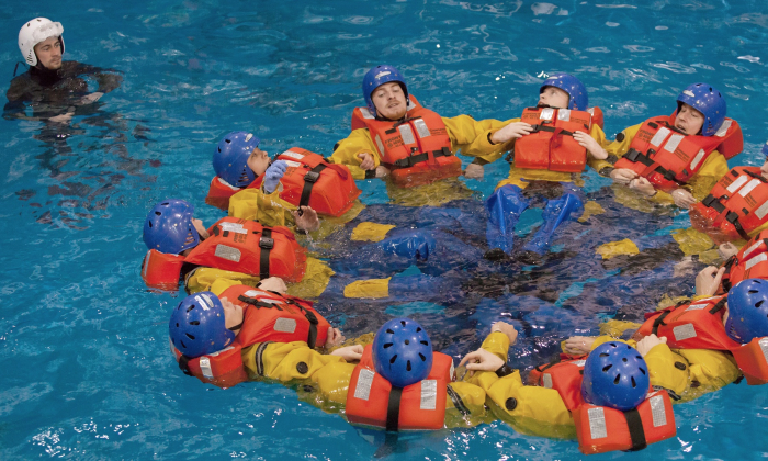 Expert offshore survival instructors at 3t Training Services
